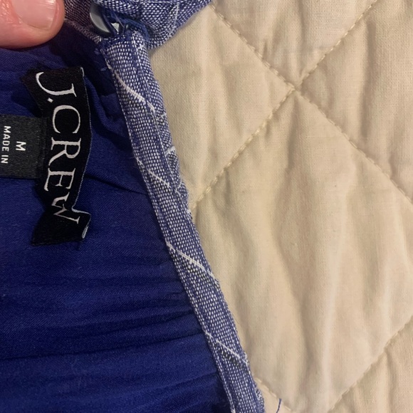 J. Crew Blue and White Patterned Dress - Picture 3 of 8